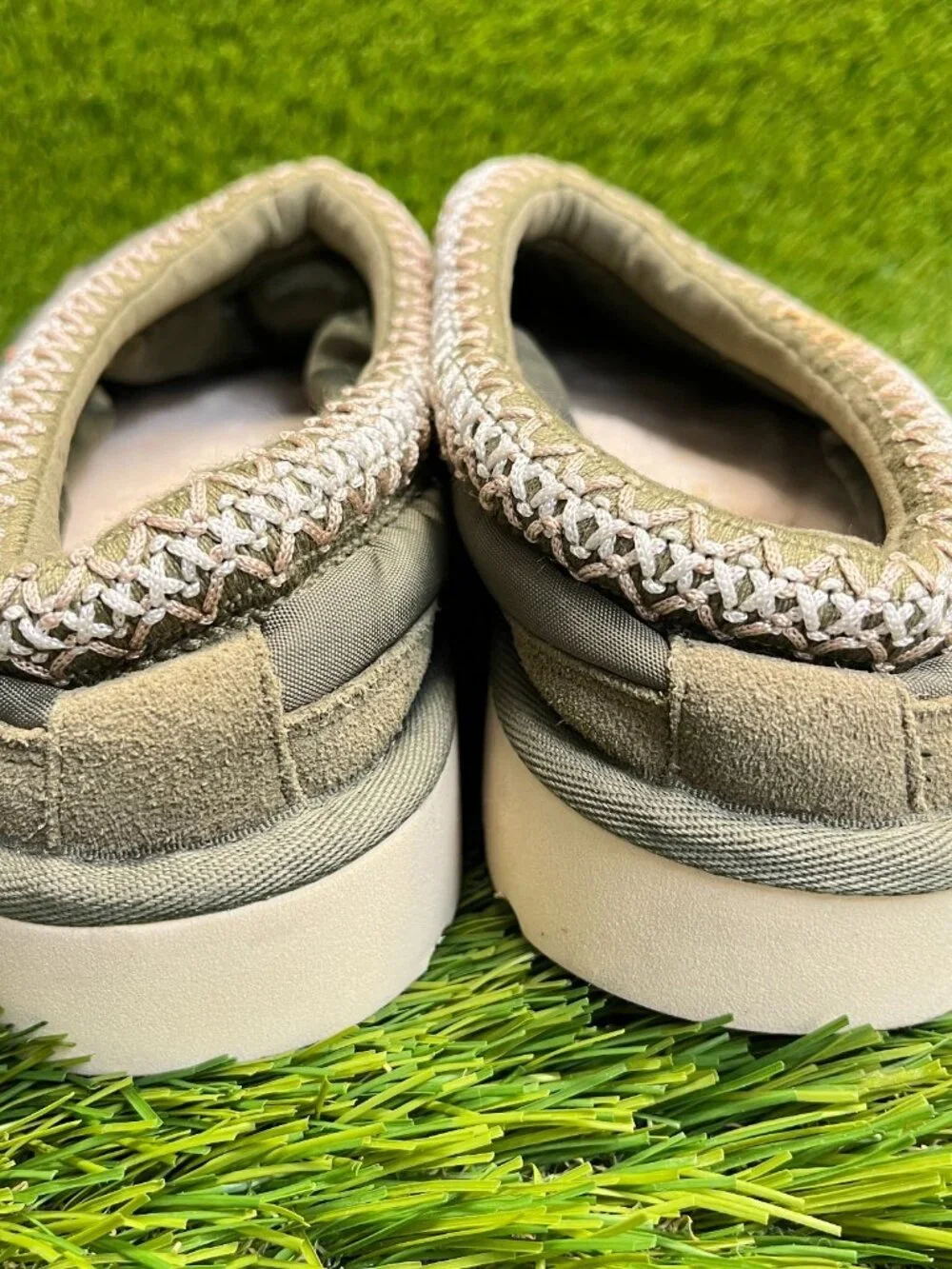 UGG Tasman Mens Size 9‎ Green Casual Classic Outdoor Slip On Slippers Shoes